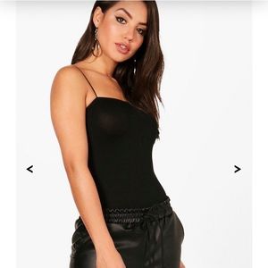 black square neck tank